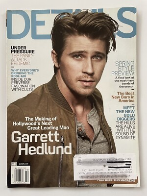 Details Magazine - February 2013 - Garrett Hedlund / Spring Style Preview