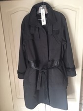 Maxazria Espresso 4 Way Trench Coat Large New With Tags Stunning
