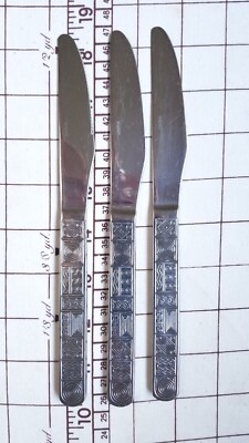 Cambridge AZTEC 4 Dinner Knives Stainless              