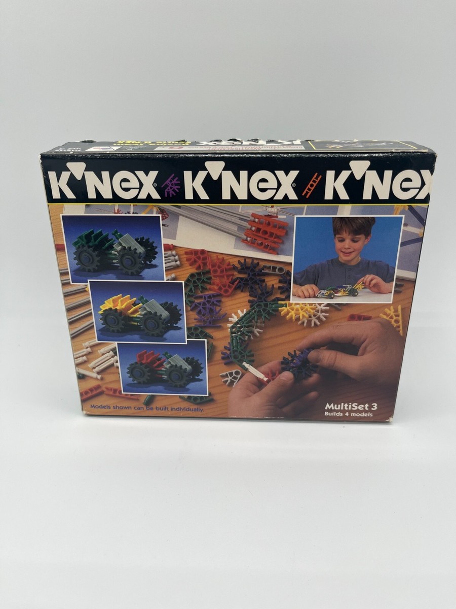 Vintage Knex Racing Team Brand New Sealed 10505 Multiset 3 64 pcs