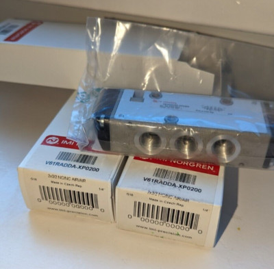 *NEW* IMI NORGREN 2 x 3/2 Air Pilot Valves V61RADDA-XP0200 Normally closed