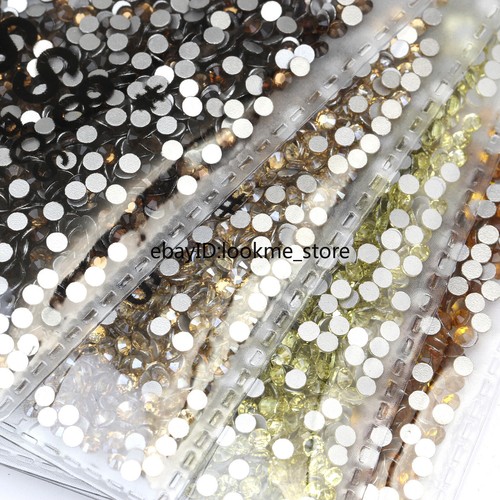 1440pc 2.5mm (ss8) Crystal Glass Rhinestones Flatback Gems Nail Art Crafts Decor - Picture 8 of 81