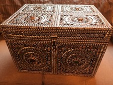Ornate Wooden Chest - Storage or Coffee Table! UNIQUE Centre piece 