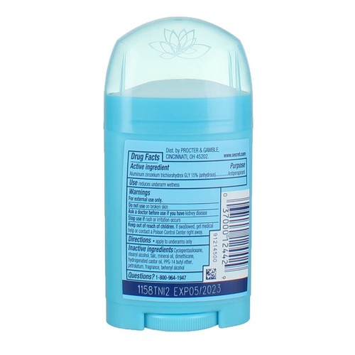 Secret Powder Fresh Solid Antiperspirant Deodorant 1.7 Ounce (Pack of 4) - Picture 3 of 7