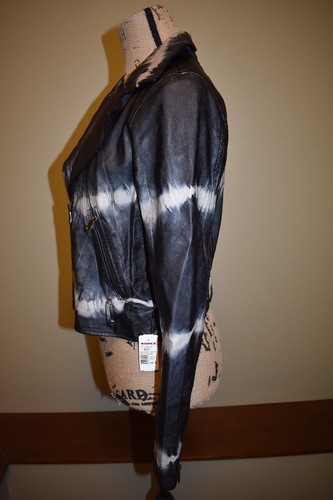 New Rock & Republic Kunstleder Damen Jacke, XS X-Small, schwarz & grau * - Bild 6 von 12