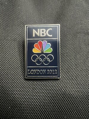 LONDON 2012 NBC MEDIA MOC OLYMPIC PIN