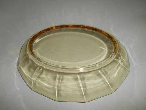 Schöne Topas Fostoria Fairfax elegante Glas 10" ovale Servierschüssel - Bild 4 von 8