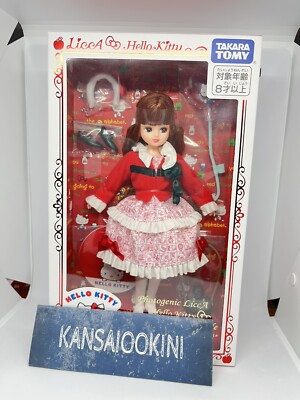 Licca chan Doll Takara Tomy Photogenic Licca Hello Kitty 50th Anniversary Style