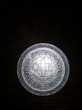 Unusual 1981 RESORTS INTERNATIONAL $1.00 Gaming Token - Atlantic City, NJ