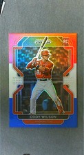 2022 Panini Prizm Red White Blue Prizm #94 Cody Wilson RC Nationals