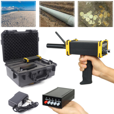For Silver Gold Gem Diamond Long Range Gold Detector Gold Metal Detector & Case