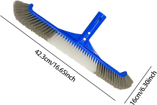 Swimming Scrub Pool Brush Head for Inground/Above Ground Pool Nylon Bristles Bru - Picture 3 of 7
