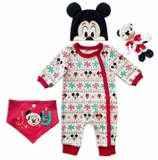 Disney Mickey Mouse Holiday Gift Set for Baby 3-6 Months 