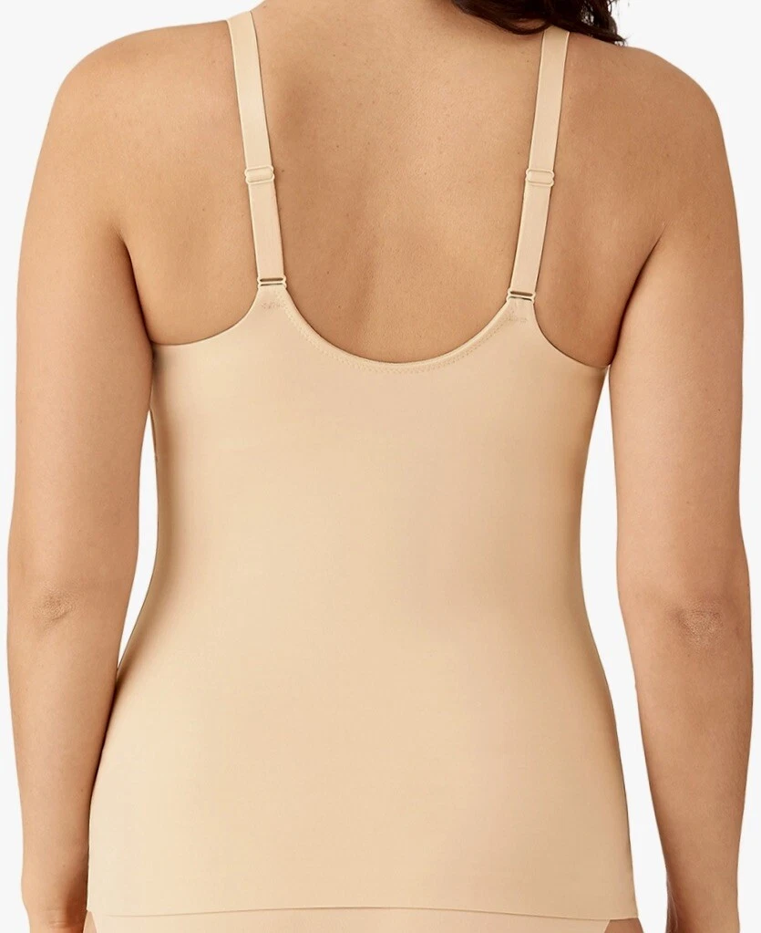 WACOAL At Ease Shaping Camisole Mod Control Nude Tank Top Women