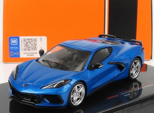 Chevrolet Corvette C8 Stingray 2020 Coupe Blau MOC316 1:43 Metall Die-Cast-image