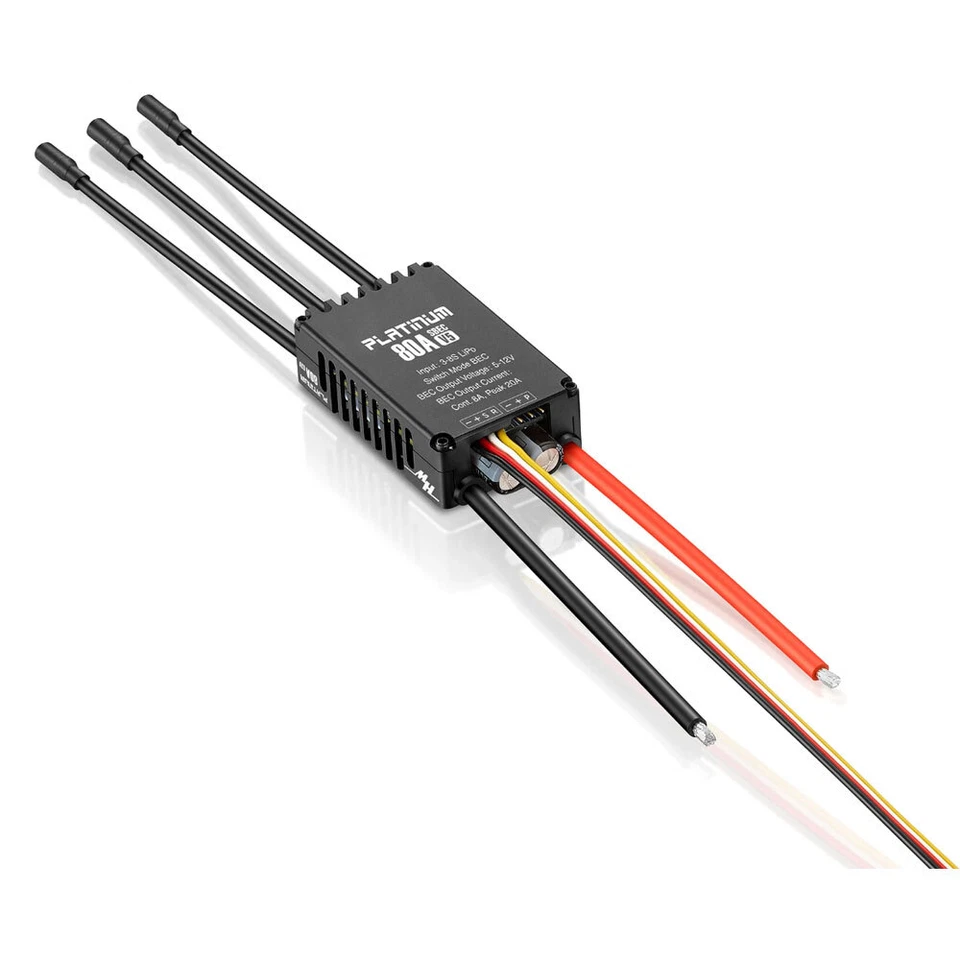 Hobbywing Platinum V5 80A 120A 150A 3-8S Brushless ESC Electric Speed Control - Image 3 of 4
