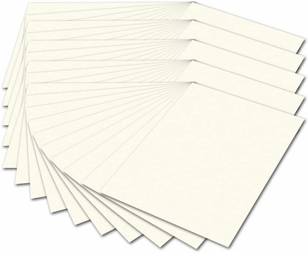 Folia 614/50 01 - Fotokarton Din A4, 300 G/Qm, 50 Blatt, Perlweiß - Zum Basteln-image
