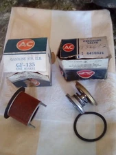 2 Vintage AC Car Parts in Original Boxes- Gas Filter/Pressure Valve