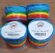 4 Packs Of 36 Colored Classroom Carpet Spot Floor Place Markers, The Unruly Bear