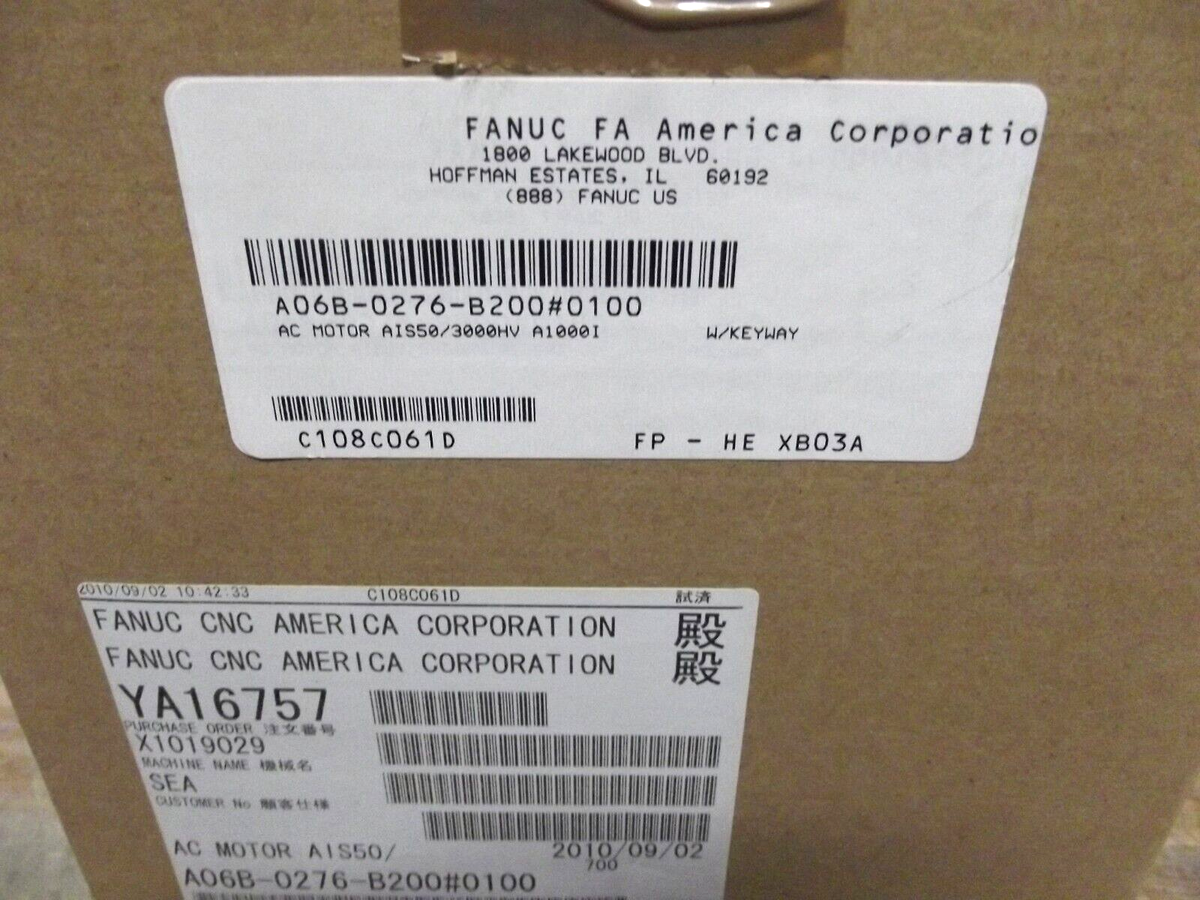 GE FANUC A06B-0276-B200 #0100 NEW IN BOX WARRANTY | eBay