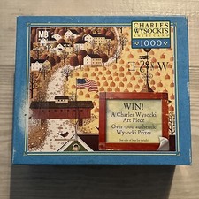 CHARLES WYSOCKI “Apple Seed Woods” 1000 PIECE PUZZLE - NEW - WEATHER VANE