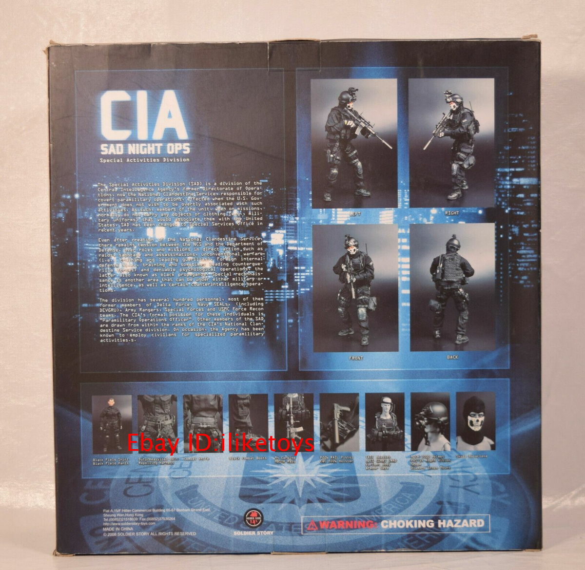 Soldier Story CIA SAD NIGHT OPS Special Activities Division