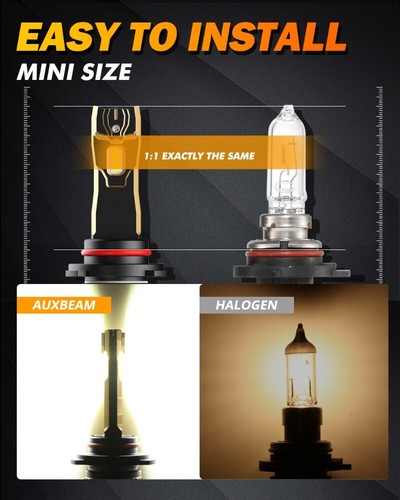 For GMC Yukon XL 2015-2019 AUXBEAM LED Headlight High/Low/Fog Light Yellow White - Bild 9 von 19