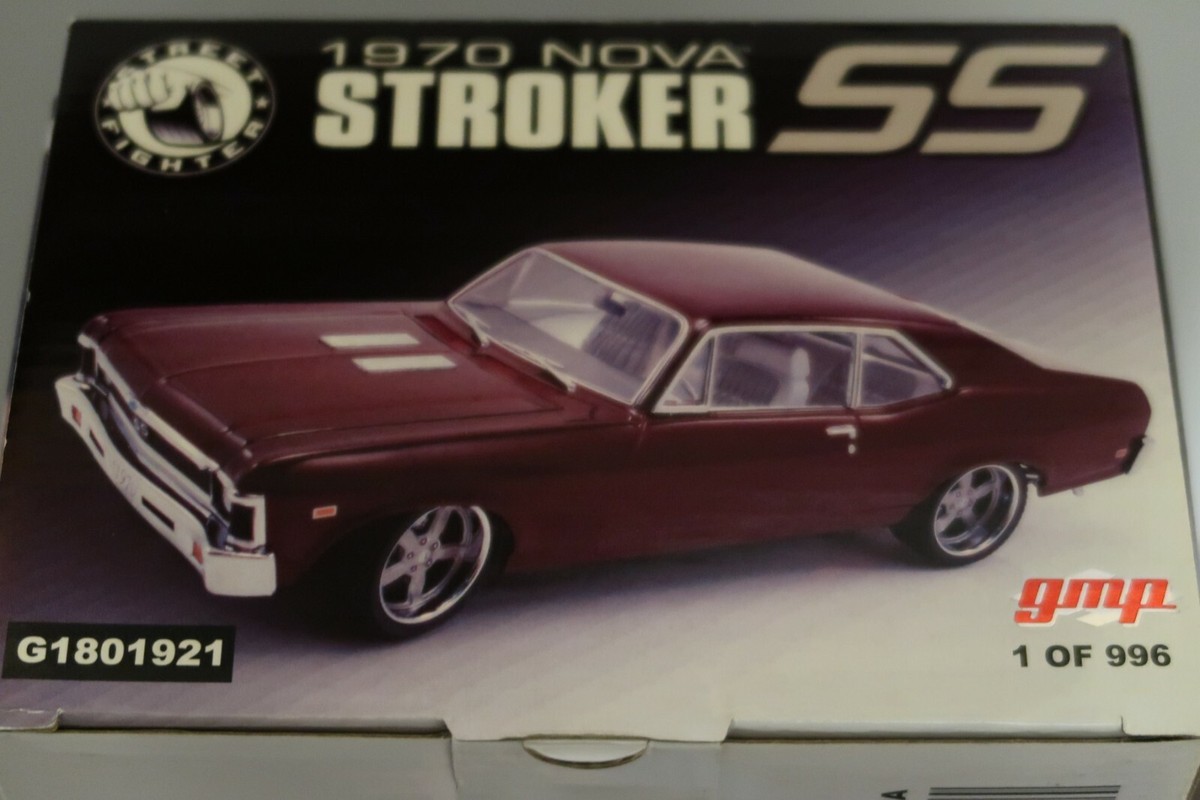 ミニカー 1/18 GMP 1970 Chevrolet Nova SS STROKER 1:18 1970 Chevrolet Nova Street Fighter -- Destroyer Grey -- GMP