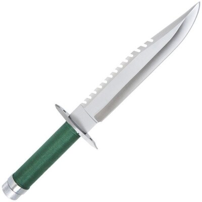 Messer Outdoormesser Rambo I mit Survival Kit und Lederscheide