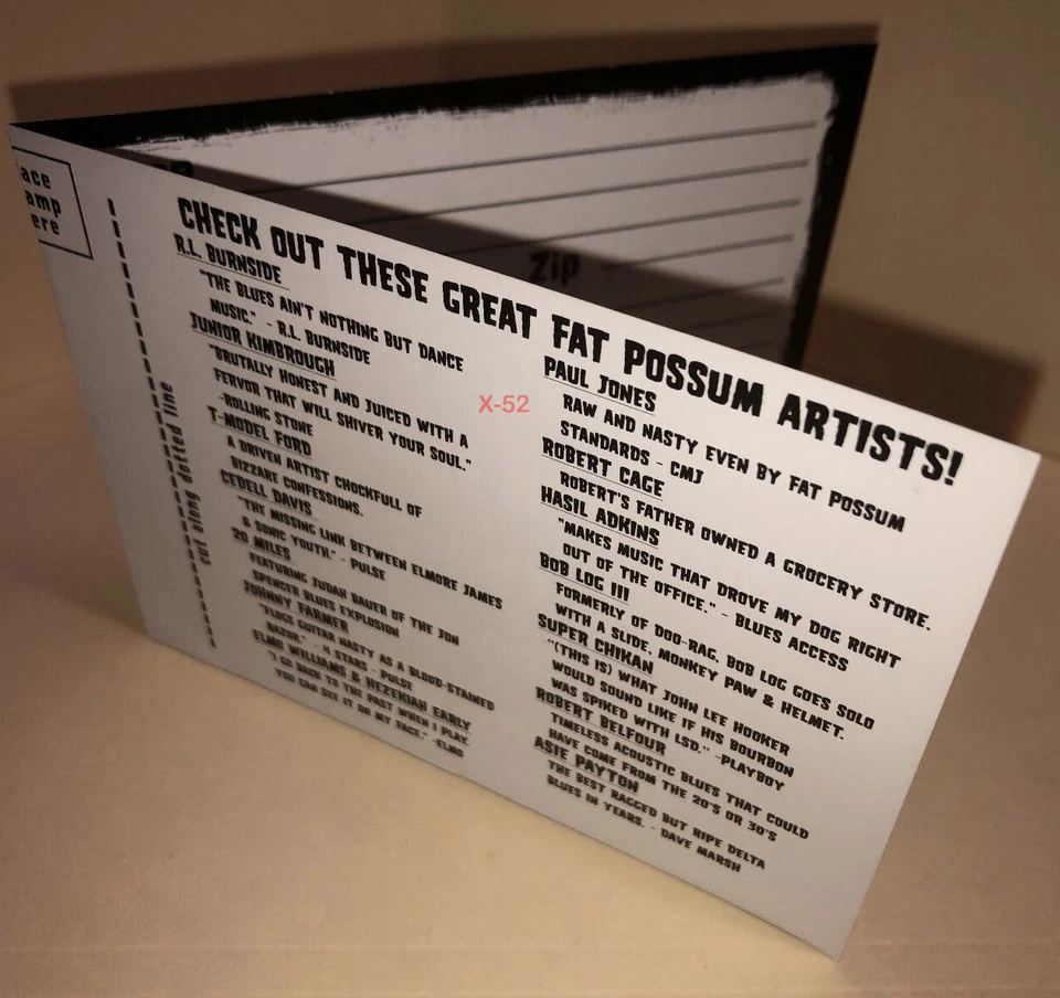 Fat Possum CD hits 20 Miles Robert Cage Elmo Williams Jelly Roll Kings Neckbones Foto 4 de 4