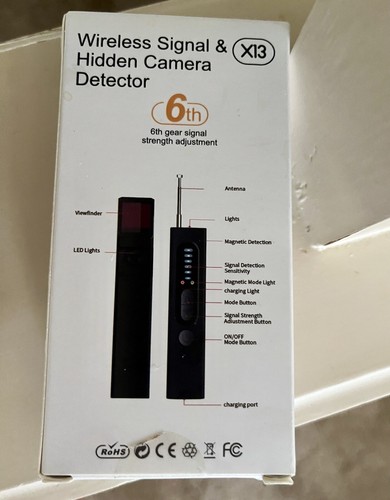 New X13 Wireless Signal & Hidden Camera Detector - Picture 6 of 6