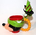 Disney Parks MICKEY MOUSE as XMAS ELF Flip Top Plastic STEIN MUG Souvenir Cup — photo 7