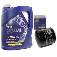 MotoröL Set 10W-30 5 Liter + ÖLfilter Sm 136 FüR Audi A6 100 Vw Transporter Iv