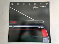 1986 Renault Encore Sedan Hatchback Dealer Fold Out Brochure Book 11" x 11"