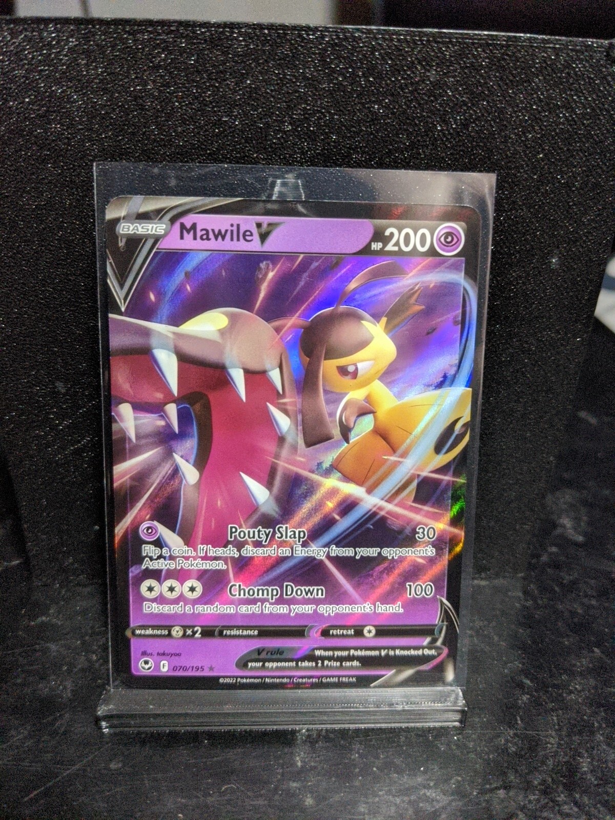 Pokémon TCG Silver Tempest Mawile V 070/195 Ultra Rare Holo NM/M