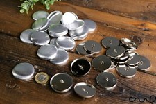 30 x 60L Heavy Duty Machine Fabric Cover Button Blanks Non Astor 38mm Upholstery