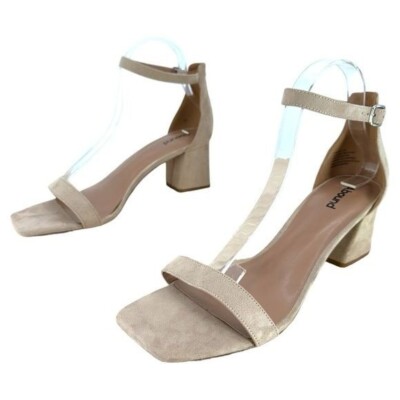 Abound Fab 11 Taupe Faux Suede Block Heel Sandals Nordstrom