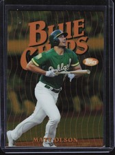 2019 Topps Finest Matt Olson GOLD Blue Chips #FBC-MO /50 - FREE SHIPPING