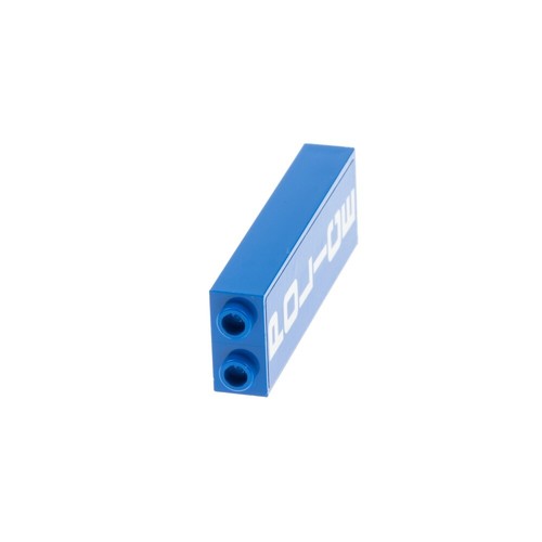 1x Lego Bau Stein 1x2x5 blau Stütze Säule Noppen hohl Police 60047 2454pb085 - Bild 2 von 2