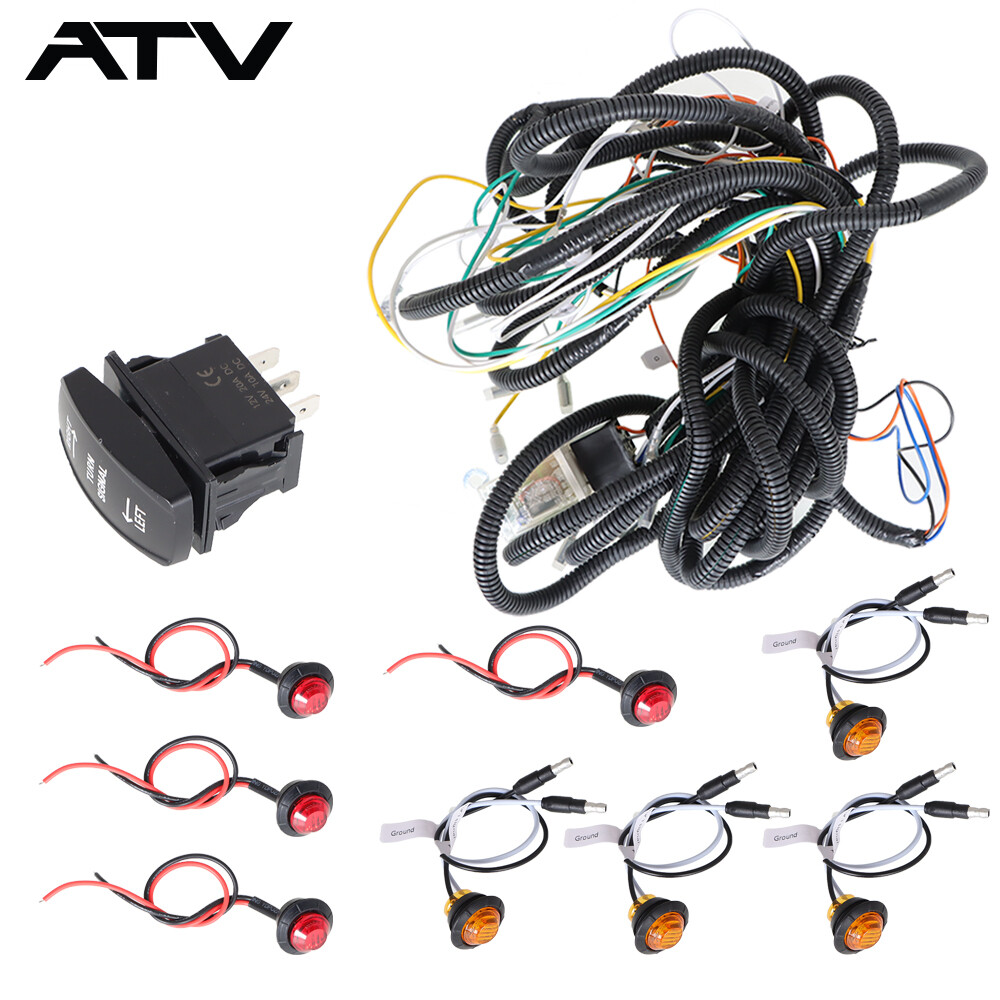 GENRICS Street LED Rocker Switch Turn Signal Kit For SXS Kawasaki