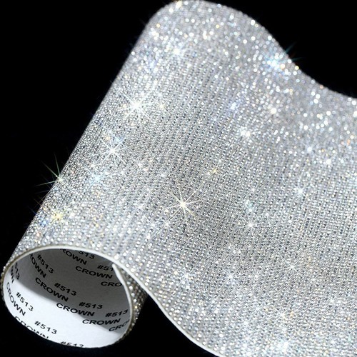 Bling Funkeln Kristall Strass Aufkleber Selbstklebend Zum Selbermachen Diamant Abziehbild Blatt - Bild 15 von 15