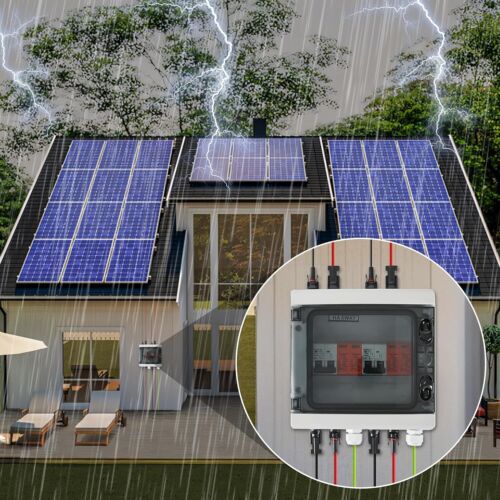 Überspannungsschutz Blitzschutz LS Trennschalter PV Anlage Anschlusskasten IP65 - Bild 7 von 7