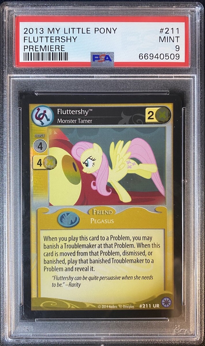 FLUTTERSHY 2013 My Little Pony CCG Premiere MLP #211 UR Ultra Rare