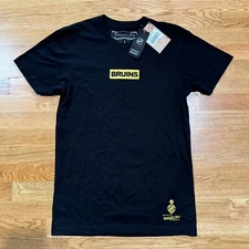 Mitchell & Ness T-Shirt Boston Bruins Mens Black Small NHL Penality Box Tee NWT