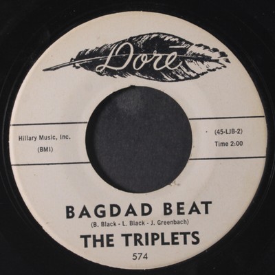 TRIPLETS: bagdad beat / gently, my love DORE 7