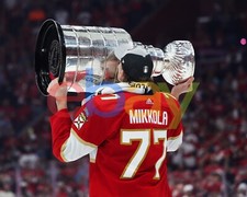 Niko Mikkola 2024 Stanley Cup Champion Skating Florida Panthers 8x10 NHL Photo