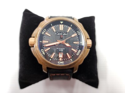 Cobra de Calibre Twin Crown Bronze 42mm Mens Watch