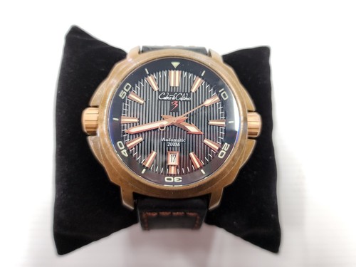 Cobra de Calibre 3 Twin Crown Bronze 42mm Mens Watch V.3.00.001 - Picture 1 of 13