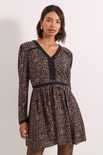Dorothy Perkins Black Mini Dress Womens Daywear Dresses