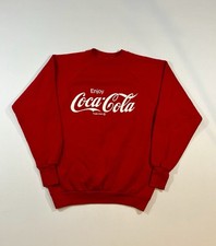 Vintage Coca-Cola Enjoy Coke Crewneck Sweatshirt Red XL USA Made 80s 90s